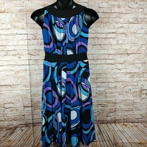 Kupcake Size Medium Blue & Black Dress